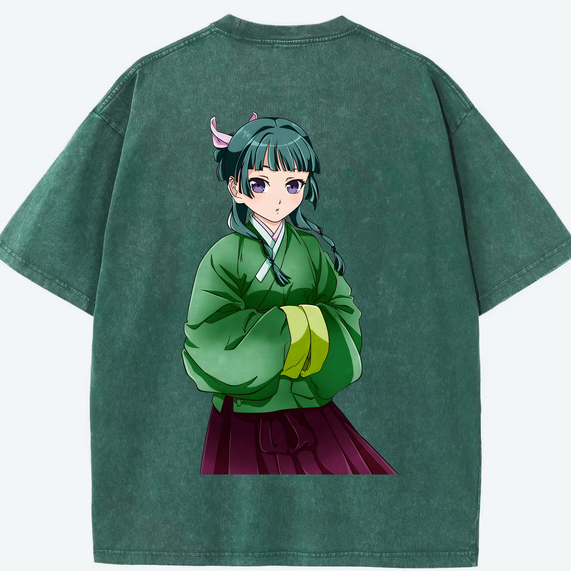 （画像用） 薬屋のひとりごと The Apothecary Diaries 綿100% ヴィンテージ風 半袖Tシャツ（背面プリント）